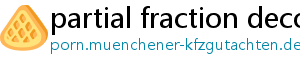 partial fraction decomposition calculator